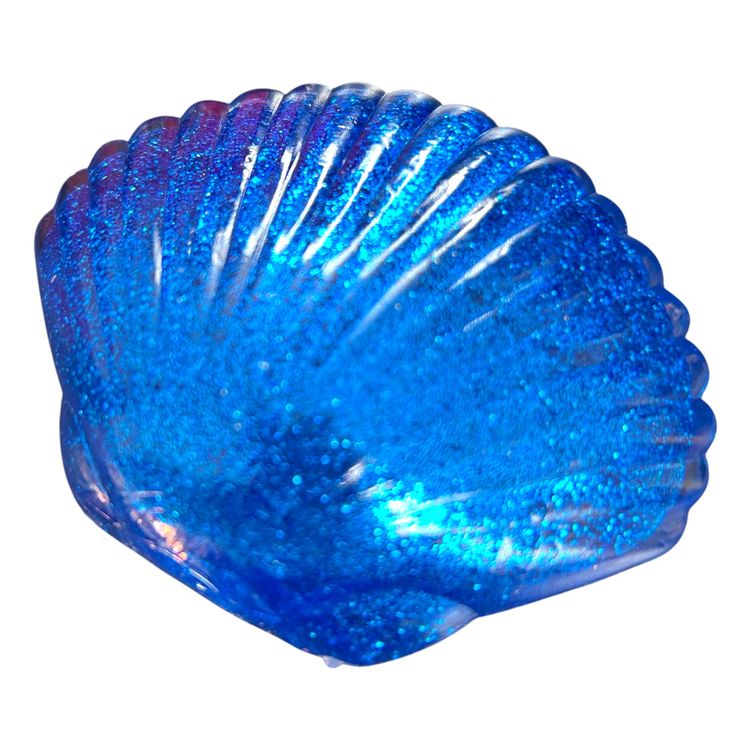 Glitter Squishy Shell Fidget Sensory Squish Toy - 4 Colours 5